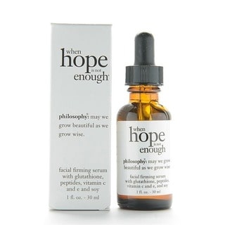 Philosophy: When Hope is not Enough Serum