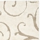 Safavieh Florida Shag Scrollwork Elegance Cream/ Beige Rug (5'3 x 7'6) - Thumbnail 9