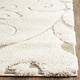 Safavieh Florida Shag Scrollwork Elegance Cream/ Beige Rug (5'3 x 7'6) - Thumbnail 7