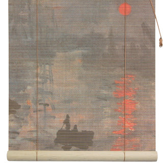 Handmade Bamboo 'Impression Sunrise' Window Blinds (60 in. x 72 in.) (China)