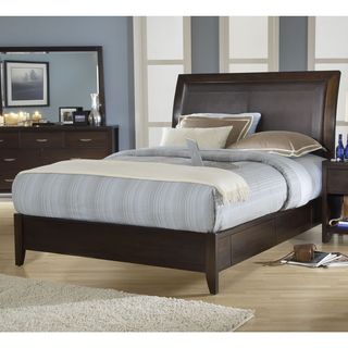 Cushioned Back California King-size 4 Drawer Wood Storage Bed