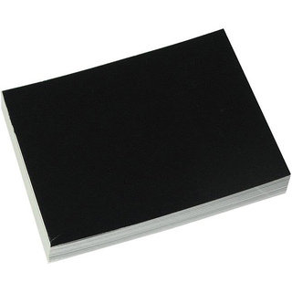 Black Glossy Postcard Pack (Set of 50)