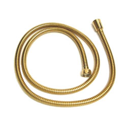 Vintage 59-inch Polished Brass Replacement Shower Hose