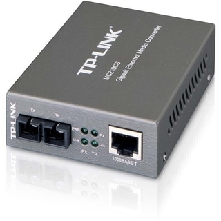 TP-LINK MC210CS Gigabit Media Ethernet Converter, 1000Mbps RJ45 to 10