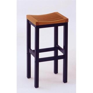 Home Styles 29 inch Bar Stool- Black with Oak Top