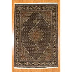 Herat Oriental Persian Hand-knotted Tabriz Wool Rug (6'7 x 9'8)