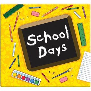 Yellow School Days Album (12 x 12)