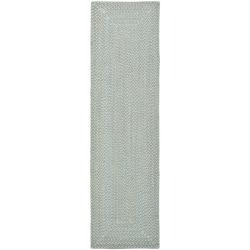 Safavieh Hand-woven Reversible Grey Braided Rug (2'3 x 8')