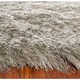 Safavieh Handmade Silken Glam Paris Shag Silver Rug (3' x 5') - Thumbnail 1