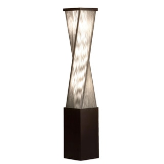 Nova Lighting 'Torque' Brown Wood Accent Floor Lamp