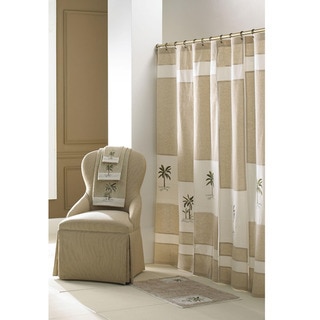 Croscill Tropical Pattern 70x72-inch Fiji Shower Curtain