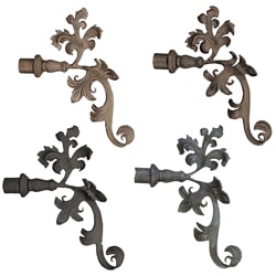 Casa Artistica by Menagerie Extended Leaf Finials (Set of 2)