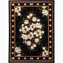 Artist's Loom Indoor Transitional Floral Rug (7'10 x 10'6)