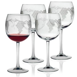 Sonoma Handcut Red Wine Glasses (Set of 4)