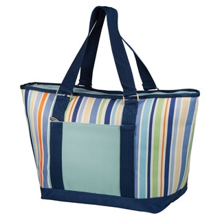 Picnic Time Topanga Striped Large Insulated Shoulder Tote