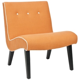 Safavieh Mid-Century Noho Orange Lounge Chair