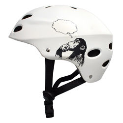 MBS 'Bright Idea' White Large/ XLarge Helmet