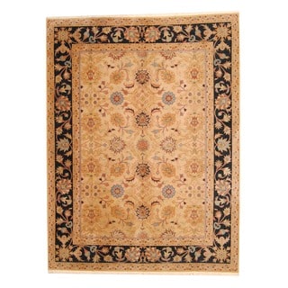 Herat Oriental Indo Hand-knotted Mahal Wool Rug (8'9 x 11'7)