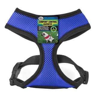 Four Paws Pet Products Blue Comfort Control Mesh Harness
