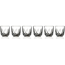 RCR Crystal Trix Collection Double Old Fashion Glasses (Set of 6)