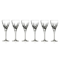 Trix Collection Crystal Wine Glasses (Set of 6)
