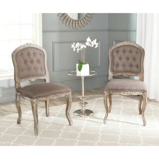 Safavieh Old World Dining Royalty Antiqued Tufted Side Chairs (Set of 2)