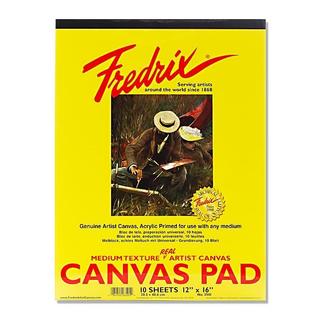 Fredrix 12-inch x 16-inch Canvas Pad