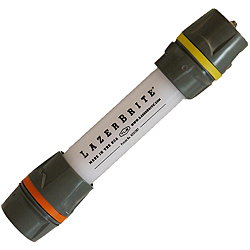 Lazerbrite Multi-Lux Yellow and Orange Lightweight LED Flashlight