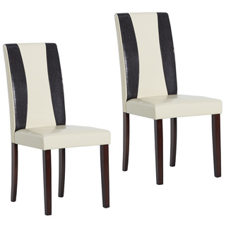 Warehouse of Tiffany Savana Bi-cast Leather Chairs (Set of 2)