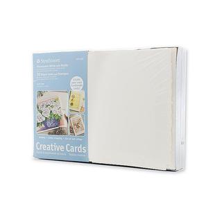 Strathmore Fluorescent White Greeting Cards (Pack of 50)