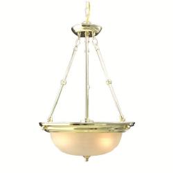 Woodbridge Lighting Basic 3-light Polished Brass Pendant