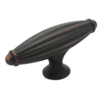 GlideRite 2.5-inch Oil Rubbed Bronze Fluted Cabinet Knobs (Case of 25)