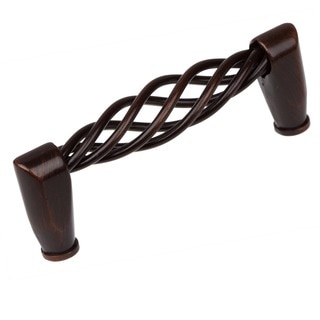 GlideRite 3.75-inch CC Oil Rubbed Bronze Birdcage Cabinet Pulls (Pack of 25)