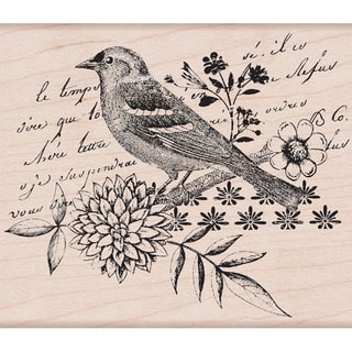 Hero Arts 'Bird Collage' Mounted Stamp