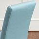T-stitch Teal Blue Leather Dining Chairs (Set of 2) by Christopher Knight Home
