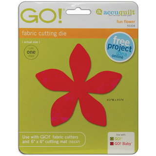 Accuquilt GO! Baby Fun Flower Fabric Cutting Die