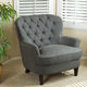 Tafton Tufted Oversized Fabric Club Chair by Christopher Knight Home - Thumbnail 0