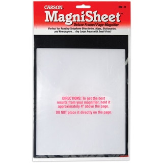 Carson Optical MagniSheet Deluxe Framed Page Magnifier