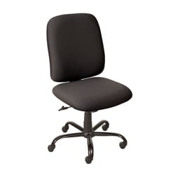 Titan Black High-back Rolling Desk Chair with an Oversized Steel Base