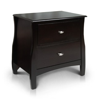 Furniture of America Espresso Finish 2-drawer Nightstand