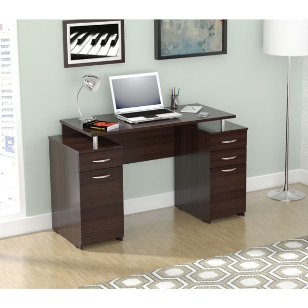 Inval Executive Style Computer Desk. Opens flyout.