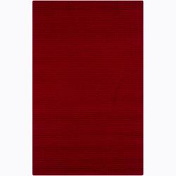 Artist's Loom Hand-tufted Contemporary Solid Wool Rug (8'x10')