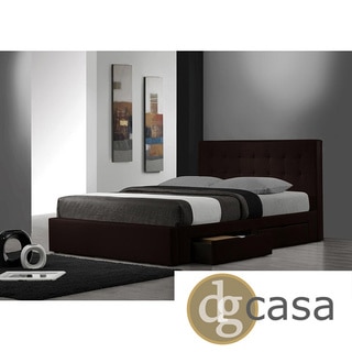 DG Casa Belmont Espresso King-size Storage Bed