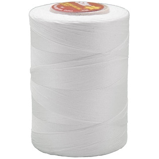Star Mercerized Solids 1200-yard White Cotton Thread