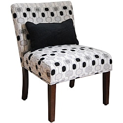 HomePop Contemporary Accent Chair with Pillow
