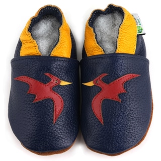 Pterodactyl Dinosaur Soft Sole Leather Baby Shoes