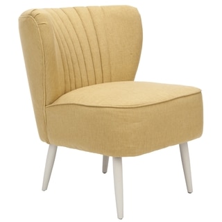 Safavieh Mid-Century Light Gold Accent Chair