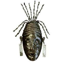 Recycled Oil Drum Haitian Celebration Mask