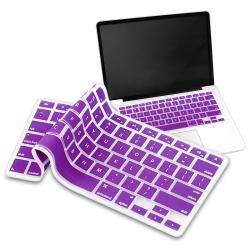 INSTEN Purple Soft Silicone Keyboard Skin Shield for Apple MacBook Pro
