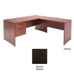 Regency Seating 66-inch L-shaped Desk with Box/ File Pedestal